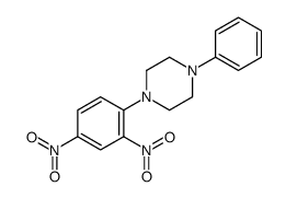 1-(2,4-dinitrophenyl)-4-phenylpiperazine结构式