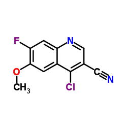 4-Chlor-7-fluor-6-methoxychinolin-3-carbonitril picture