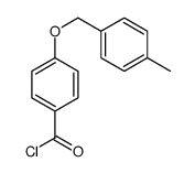 4-[(4-methylphenyl)methoxy]benzoyl chloride Structure