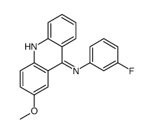 N-(3-fluorophenyl)-2-methoxyacridin-9-amine Structure