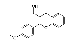 [2-(4-methoxyphenyl)-4H-chromen-3-yl]methanol结构式