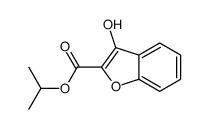 propan-2-yl 3-hydroxy-1-benzofuran-2-carboxylate结构式