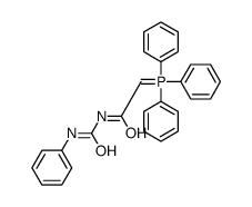 N-(phenylcarbamoyl)-2-(triphenyl-λ5-phosphanylidene)acetamide Structure