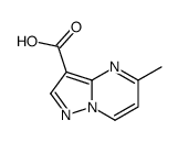 5-甲基吡唑并[1,5-a]嘧啶-3-羧酸结构式