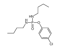 N-[butylamino-(4-chlorophenoxy)phosphoryl]butan-1-amine结构式