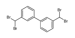 1-(dibromomethyl)-3-[3-(dibromomethyl)phenyl]benzene结构式