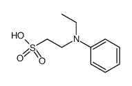 N-Ethyl-N-phenyltaurine Structure