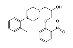 1-[4-(2-methylphenyl)piperazin-1-yl]-3-(2-nitrophenoxy)propan-2-ol Structure