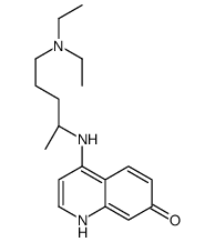 4-[[(2R)-5-(diethylamino)pentan-2-yl]amino]-1H-quinolin-7-one结构式