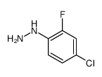 (4-chloro-2-fluorophenyl)hydrazine Structure