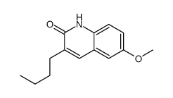 3-butyl-6-methoxy-1H-quinolin-2-one结构式