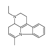 3-Ethyl-6-methyl-2,3,3a,4-tetrahydro-1H-indolo(3,2,1-de)(1,5)naphthyridine Structure
