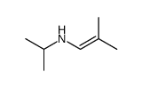 N-isopropyl-2-methylprop-1-en-1-amine结构式