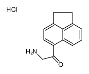 2-amino-1-(1,2-dihydroacenaphthylen-5-yl)ethanone,hydrochloride Structure