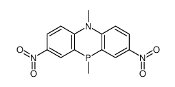 5,10-dimethyl-2,8-dinitrophenophosphazinine Structure