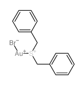 Gold, bromo[1,1'-[thiobis(methylene)]bis[benzene]]-结构式