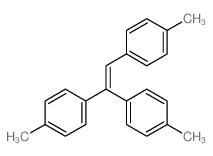 Benzene, 1,1,1-(1-ethenyl-2-ylidene)tris(4-methyl- structure