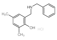 2-[(benzylamino)methyl]-4,6-dimethyl-phenol Structure
