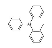 diphenyl-o-tolyl-arsine Structure