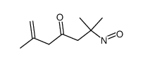 2,6-dimethyl-6-nitroso-hept-1-en-4-one Structure