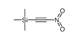 trimethyl(2-nitroethynyl)silane Structure