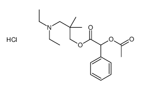 [3-(2-acetyloxy-2-phenylacetyl)oxy-2,2-dimethylpropyl]-diethylazanium,chloride结构式