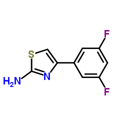 2-Amino-4-(3,5-difluorophenyl)-1,3-thiazole structure