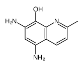 5,7-diamino-2-methylquinolin-8-ol Structure