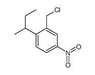 2-(chloromethyl)-1-(1-methylpropyl)-4-nitrobenzene结构式