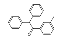 2,2-diphenyl-1-m-tolyl-ethanone Structure