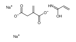 disodium,2-methylidenebutanedioate,prop-2-enamide Structure