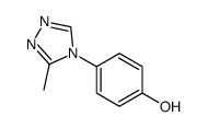 4-(3-methyl-1,2,4-triazol-4-yl)phenol结构式
