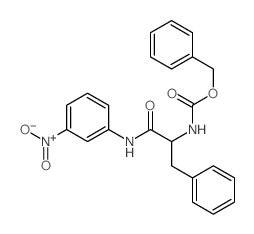 benzyl N-[1-[(3-nitrophenyl)carbamoyl]-2-phenyl-ethyl]carbamate结构式