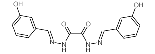 Ethanedioic acid,1,2-bis[2-[(3-hydroxyphenyl)methylene]hydrazide]结构式