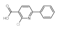 2-氯-6-苯基烟酸结构式