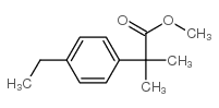 methyl 2-(4-ethylphenyl)-2-methylpropanoate Structure