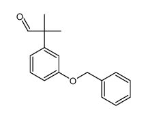 α,α-Dimethyl-3-(phenylmethoxy)benzeneacetaldehyde Structure