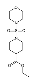 1-(morpholine-4-sulfonyl)-piperidine-4-carboxylic acid ethyl ester结构式