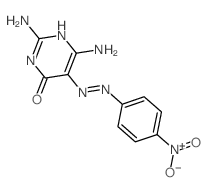2,6-diamino-5-[(4-nitrophenyl)hydrazinylidene]pyrimidin-4-one picture