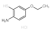 Benzenethiol,2-amino-5-ethoxy-, hydrochloride (1:1) Structure