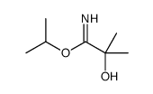 propan-2-yl 2-hydroxy-2-methylpropanimidate Structure