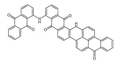 11-(anthraquinon-1-ylamino)anthra[2,1,9-mna]naphth[2,3-h]acridine-5,10,15(16H)-trione结构式