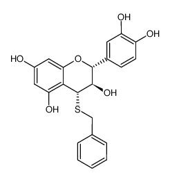 catechin-(4α->S)-benzylthioether结构式