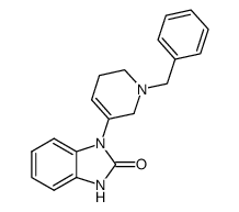 1-(1-benzyl-1,2,5,6-tetrahydro-pyridin-3-yl)-1,3-dihydro-benzoimidazol-2-one Structure