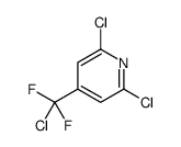 2,6-dichloro-4-[chloro(difluoro)methyl]pyridine结构式
