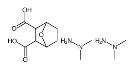 1,1-dimethylhydrazine,7-oxabicyclo[2.2.1]heptane-2,3-dicarboxylic acid Structure