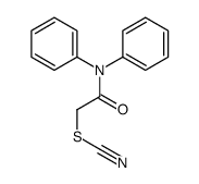 [2-oxo-2-(N-phenylanilino)ethyl] thiocyanate结构式