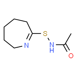 Acetamide,N-[(3,4,5,6-tetrahydro-2H-azepin-7-yl)thio]-结构式