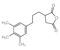 3-[3-(3,4,5-trimethylphenyl)propyl]oxolane-2,5-dione结构式