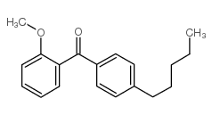 2-METHOXY-4'-N-PENTYLBENZOPHENONE结构式